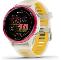 Träningsklocka Garmin Forerunner 570 - 42mm Bone/Raspberry/Mango