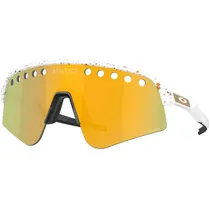 Cykelglas&ouml;gon Oakley Sutro Lite Sweep White Splatter/Prizm 24K