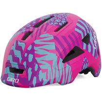 Cykelhjälm Barn Giro Scamp II Mat Pink Animal