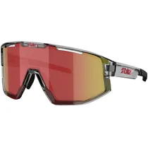 Cykelglas&ouml;gon Bliz Breeze Transparent Dark Grey-Red