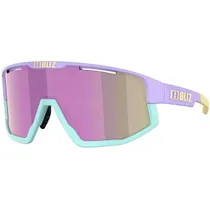 Cykelglasögon Bliz Fusion Pastel Purple/Yellow Logo-Brown Pink
