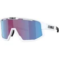 Cykelglasögon Bliz Fusion Small Matte White-Rose/Violet Mirror Blue