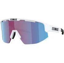 Cykelglasögon Bliz Matrix Matte White-Rose/Violet Mirror Blue
