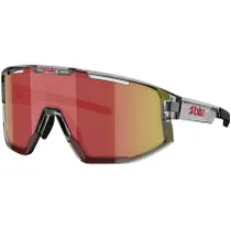 Cykelglas&ouml;gon Bliz Vision Transparent Dark Grey-Red