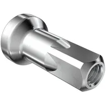 Ekernippel DT Swiss Nipple DT Hidden Prolock 12mm Aluminium 20st Silver