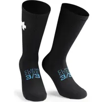 Cykelstrumpor Assos Winter Socks P1 Black Series