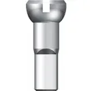 Ekernippel Sapim Nippel Polyax Mässing 13G 2.34x14mm Nickel-Plated