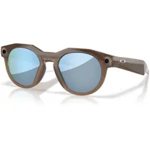 Solglas&ouml;gon Oakley Meta HSTN AI Smart Glasses Brown Smoke/Prizm Deep Water Polarized