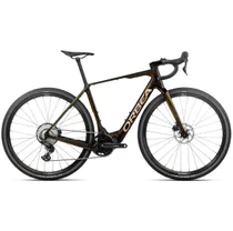 Gravel-s&auml;hk&ouml;py&ouml;r&auml; Orbea Denna M30 420Wh Caramel Carbon View/Metallic Gold