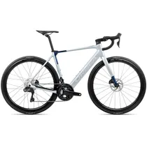 Maantie s&auml;hk&ouml;py&ouml;r&auml; Orbea Gain M20i 353Wh Ultegra Di2 Halo Silver/Blue Carbon View