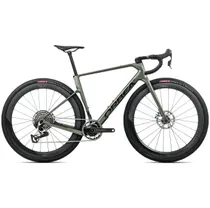 Gravelbike Orbea Terra Race M11eLTD 1X Red AXS Spaceship Green