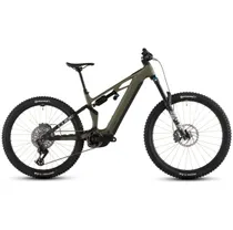 El MTB Cube Stereo Hybrid ONE77 HPC TM 800 Reedgreen/Matrix