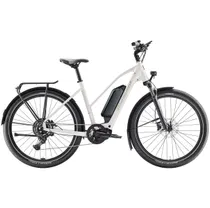 Elcykel Diamant Zing Trip Core Midstep 800Wh Baumwollweiss Metallic