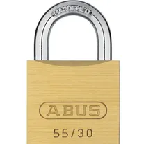 H&auml;ngl&aring;s ABUS 55/30 Brass
