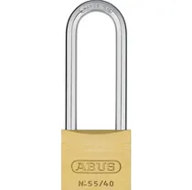 H&auml;ngl&aring;s ABUS 55/40HB63 Brass