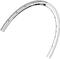 Vanne Shimano Deore XT 28H WH-M8200-TL Clincher Tubeless 27.5"