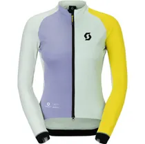 Py&ouml;r&auml;ilytakki Scott RC Pro Warm GORE-TEX-Remix Women's Jacket Fresh Green/Heather Purple