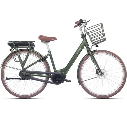 Elcykel Kronan Kvick Skogsgrön