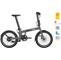 Hopf&auml;llbar Elcykel UTO Pro20 Anthracite Grey