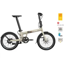 Hopf&auml;llbar Elcykel UTO Pro20 Taupe Satin