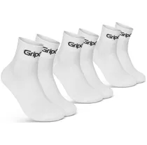 Cykelstrumpor GripGrab RIDE Low Cut Socks 3-Pack White