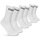 Cykelstrumpor GripGrab RIDE Regular Cut Socks 3-Pack White