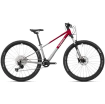 Barncykel Superior TEAM 27.3 Gloss Brushed Alu/Red