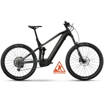 El MTB Haibike ALLMTN 2 Sparkling Black/Frosted Indigo