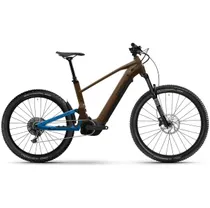 El MTB Haibike ALLTRAIL 6 Leather/Platinum Blue