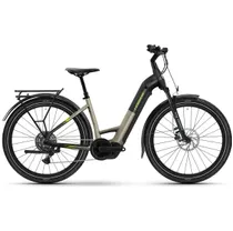 Elcykel Hybrid Haibike TREKKING 4 Low Calm Sand/Lime
