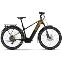 Elcykel Hybrid Haibike TREKKING 7.5 High Sparkling Black/Gold