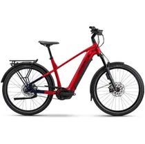 Elcykel Hybrid Haibike TREKKING 9 ABS Dynamite Red/Blue