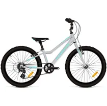 Barncykel Kross Lea Mini 1.0 Silver/Turquoise