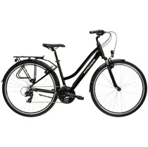 City-hybridipy&ouml;r&auml; Kross Trans 1.0 Naisten Black/Silver