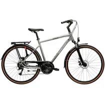 City-hybridipy&ouml;r&auml; Kross Trans 3.0 Miesten Ult.Ra Silver