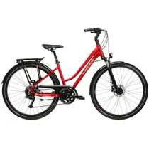 City-hybridipy&ouml;r&auml; Kross Trans 5.0 Naisten Red/Silver