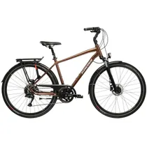 City-hybridipy&ouml;r&auml; Kross Trans 5.0 Miesten Brown/Silver