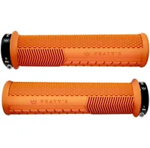 Cykelhandtag Peaty'S Monarch Knurl Thin 130 mm Orange