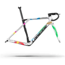 Runkosetti Lapierre Xelius DRS Frameset Rainbow Chrome