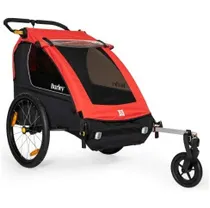 Cykelvagn Burley Kids Trailer Honey Bee Red/Black