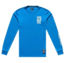 Cykeltr&ouml;ja Troy Lee Designs Skyline Ride Long Sleeve Tee One Eye Aero Blue
