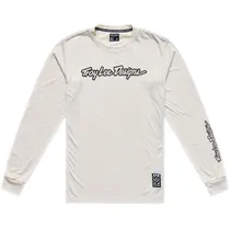 Cykeltr&ouml;ja Troy Lee Designs Skyline Ride Long Sleeve Tee Signature Pumice