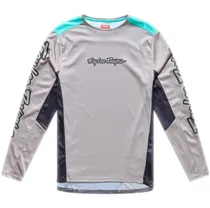 Cykeltr&ouml;ja Troy Lee Designs Stage Long Sleeve Jersey Signature Stone