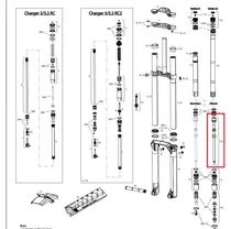 ROCKSHOX Boxxer D1 Air Spring Upgrade Kit w/ Buttercup