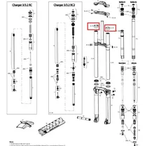 ROCKSHOX Boxxer D1+ 38mm Fork Bumpers 2st