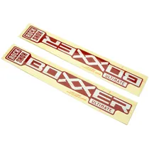 ROCKSHOX Boxxer Ultimate D1+ Decal Kit Metallic White Silver/Red