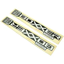 ROCKSHOX Boxxer Ultimate D1+ Decal Kit Metallic White Silver/Black