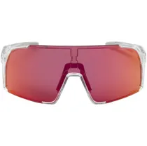 Cykelglas&ouml;gon ALPE Eyewear Stelvio Transparent/Pink