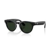 Solglas&ouml;gon Ray-Ban Meta AI Headliner Gen 2 Black-Graphite Green Transitions