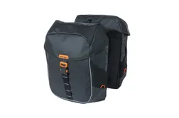 Packväska Basil Miles Tarpaulin Double Bicycle Bag svart